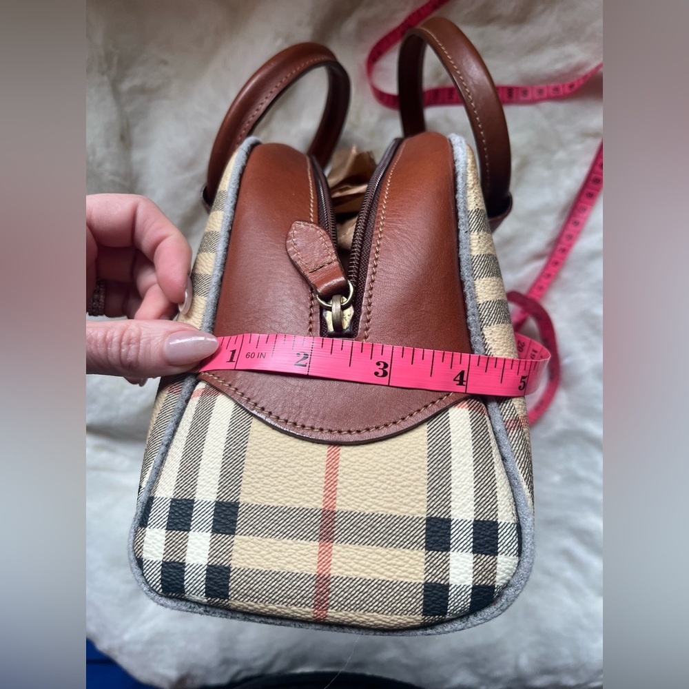 Vintage Rare Burberry Haymarket Plaid Purse - Picture 14 of 15